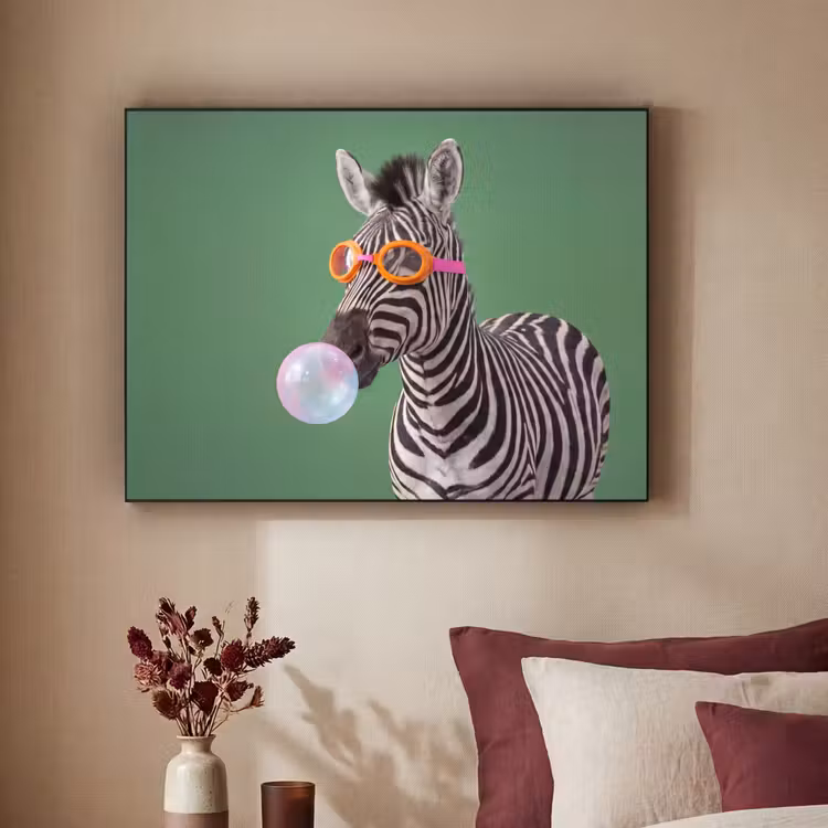 Art Frame - Dier - Bril - Bel - Modern - Groen — 2