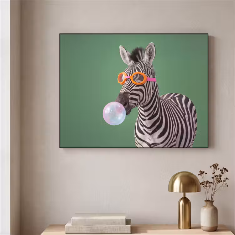 Art Frame - Dier - Bril - Bel - Modern - Groen — 3