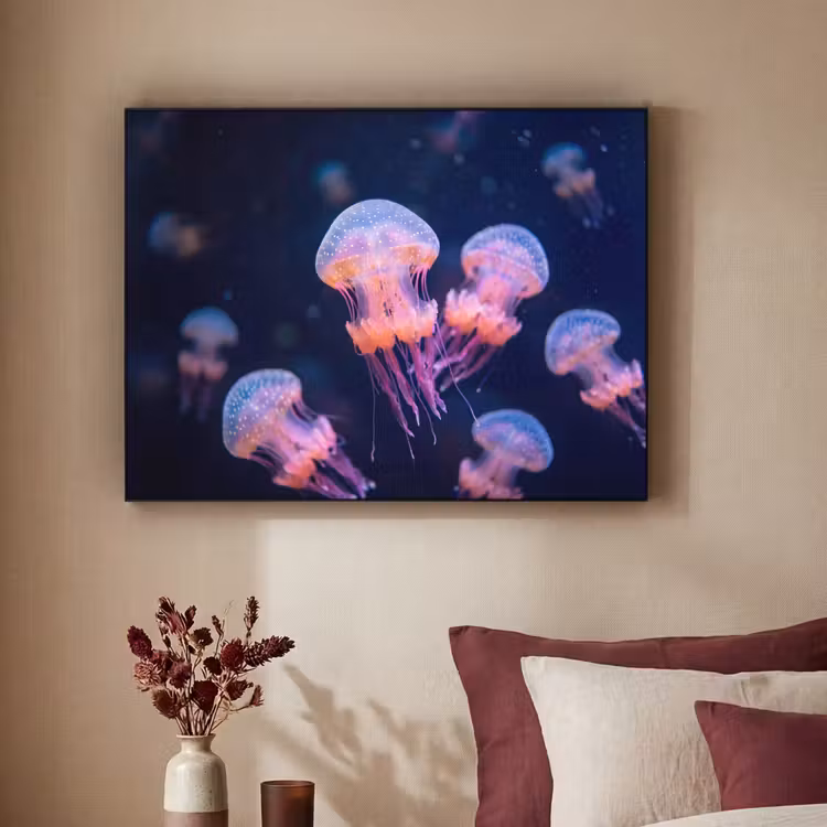 Art Frame - Dier - Onderwater - Natuur - Roze - Mysterieus — 2