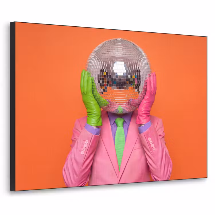 Art Frame - Kunst - Disco bal - Kleurrijk - Modern - Studio — 1