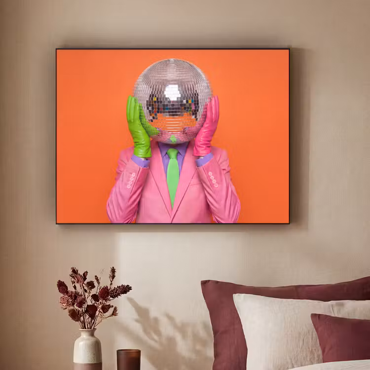 Art Frame - Kunst - Disco bal - Kleurrijk - Modern - Studio — 2