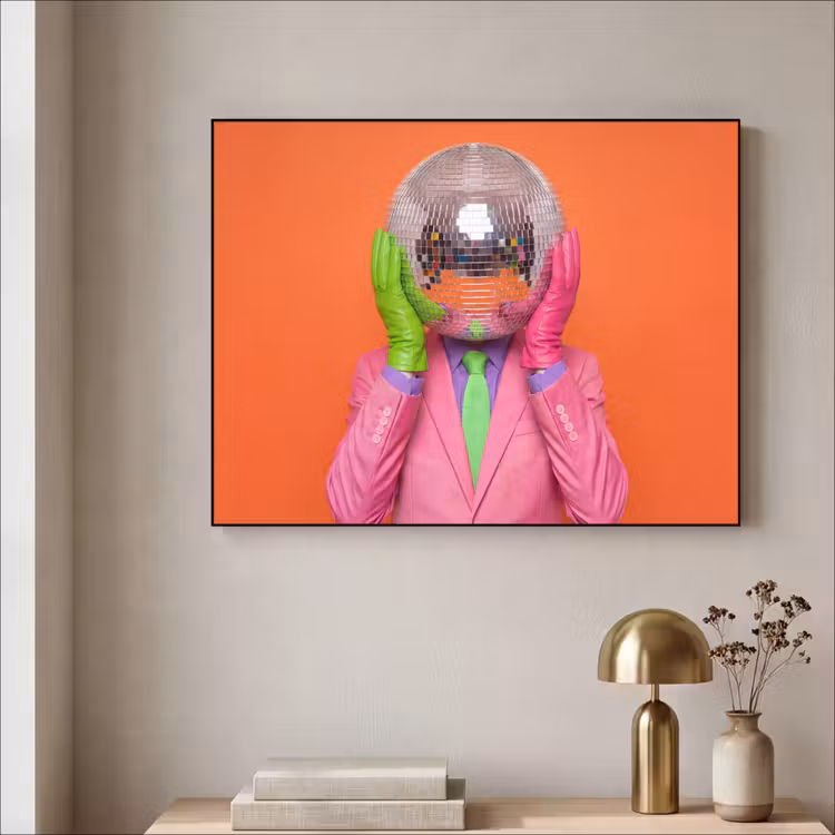 Art Frame - Kunst - Disco bal - Kleurrijk - Modern - Studio — 3