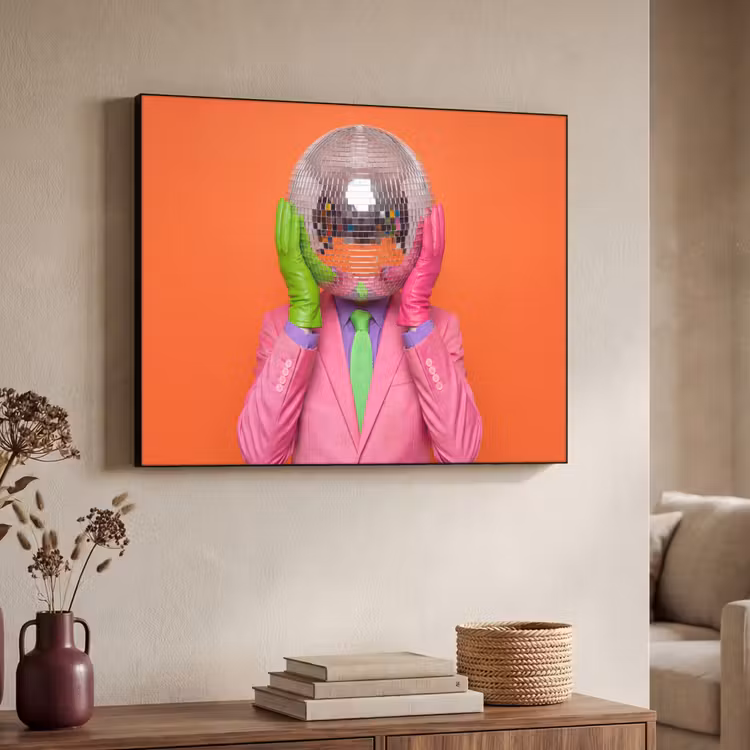 Art Frame - Kunst - Disco bal - Kleurrijk - Modern - Studio — 4