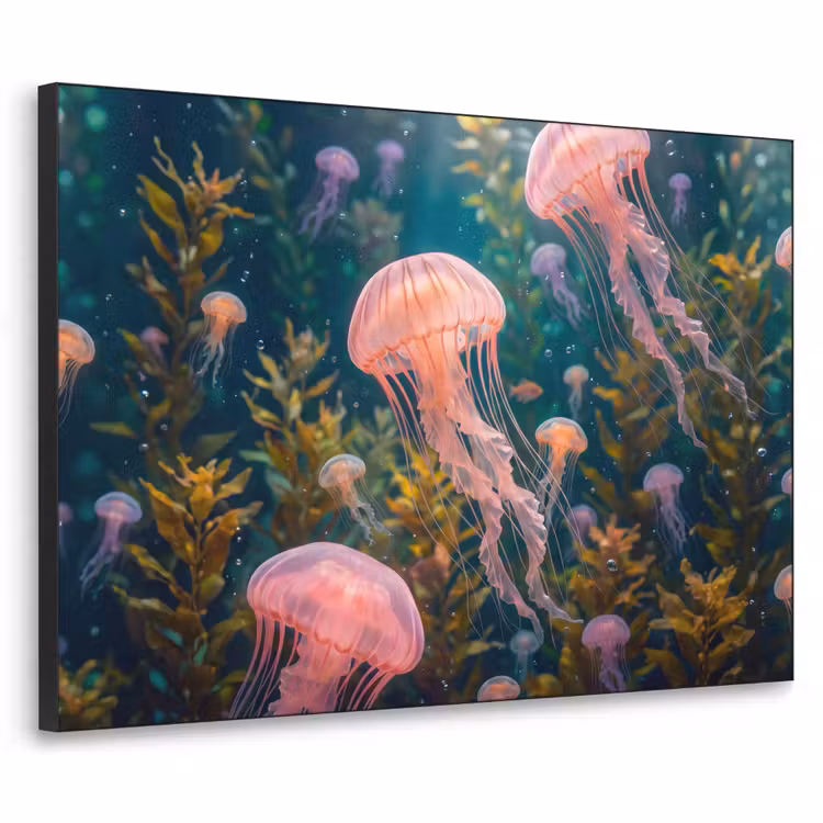 Art Frame - Kwal - Roze - Onderwater - Zeeleven - Dieren — 1