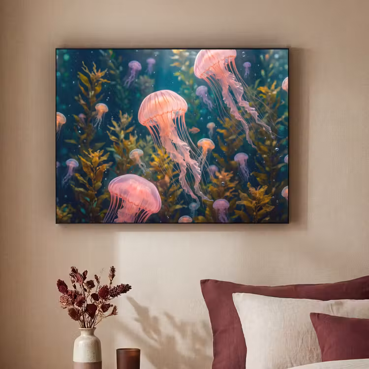 Art Frame - Kwal - Roze - Onderwater - Zeeleven - Dieren — 2