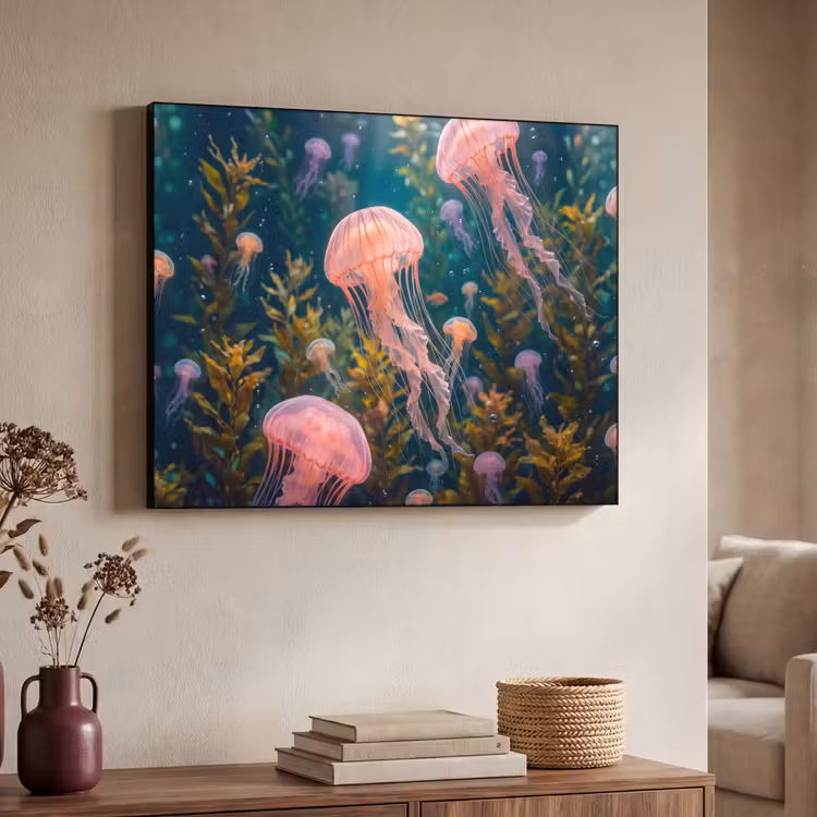 Art Frame - Kwal - Roze - Onderwater - Zeeleven - Dieren — 4