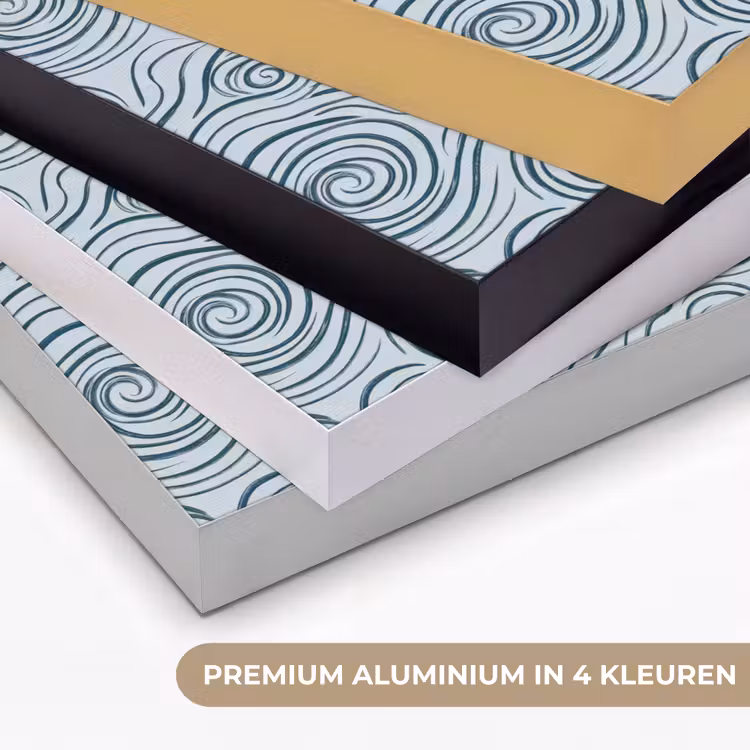 Art Frame - Patroon - Golven - Abstract - Modern - Blauw — 5