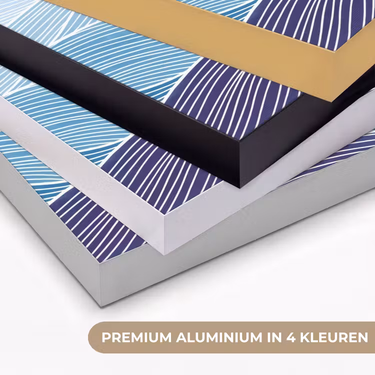 Art Frame - Abstract - Golven - Patroon - Blauw - Modern — 5