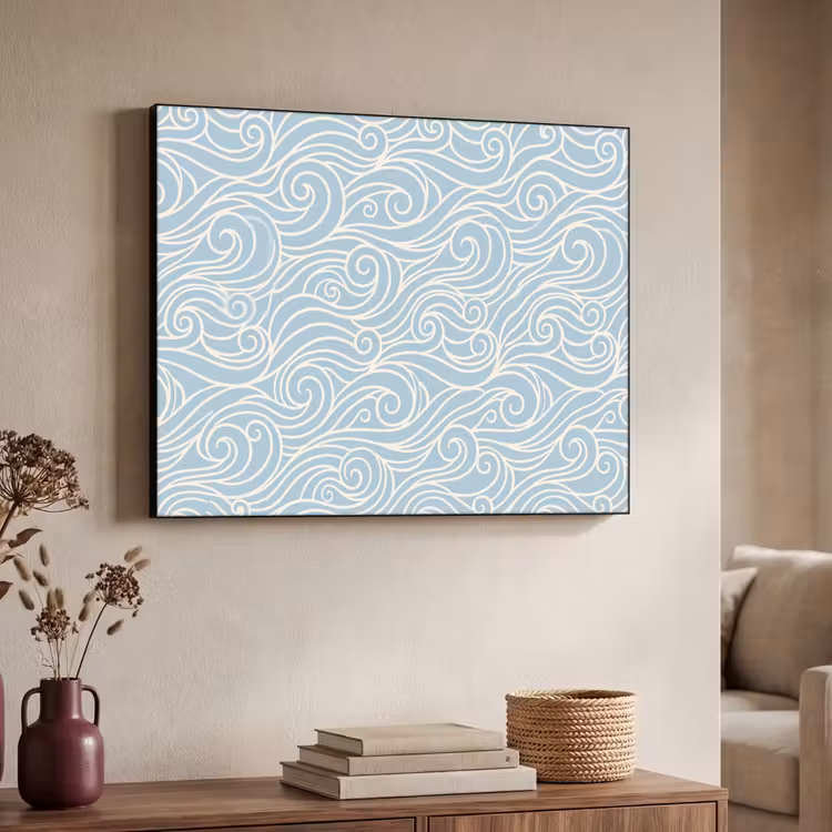 Art Frame - Golf - Abstract - Natuur - Modern - Blauw — 4
