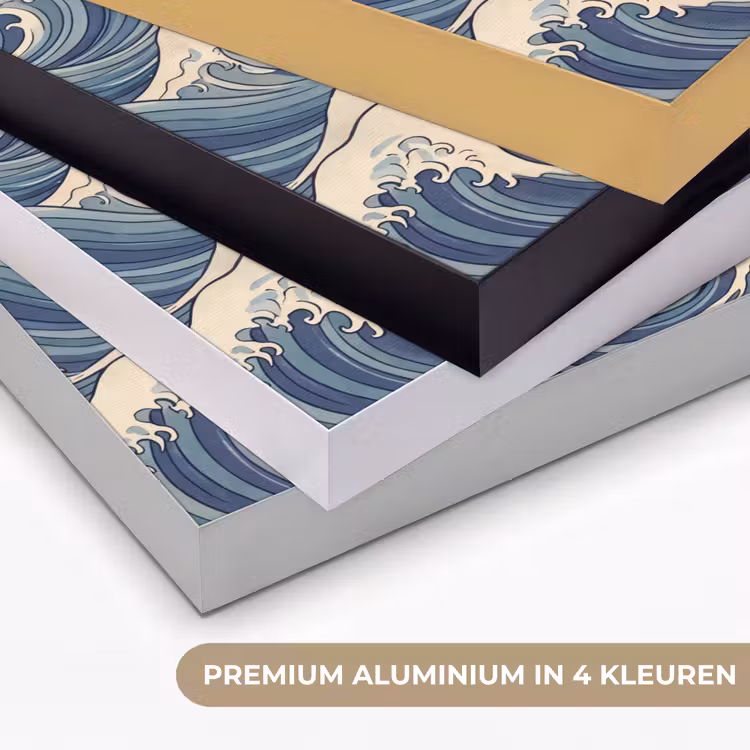 Art Frame - Golven - Zee - Natuur - Abstract - Blauw — 5