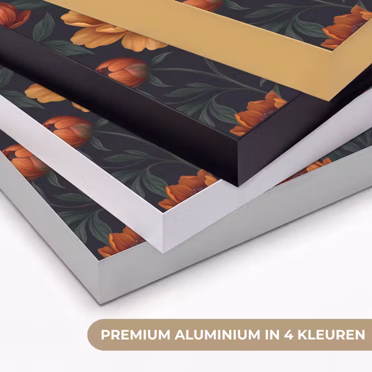 Art Frame - Bloemen - Bladeren - Natuur - Modern - Oranje — 5