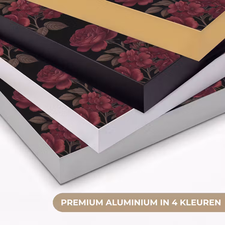 Art Frame - Bloemen - Roos - Patroon - Klassiek - Rood — 5