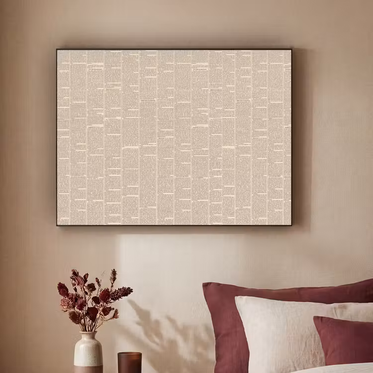 Art Frame - Krant - Nieuws - Historisch - Vintage - Beige — 2