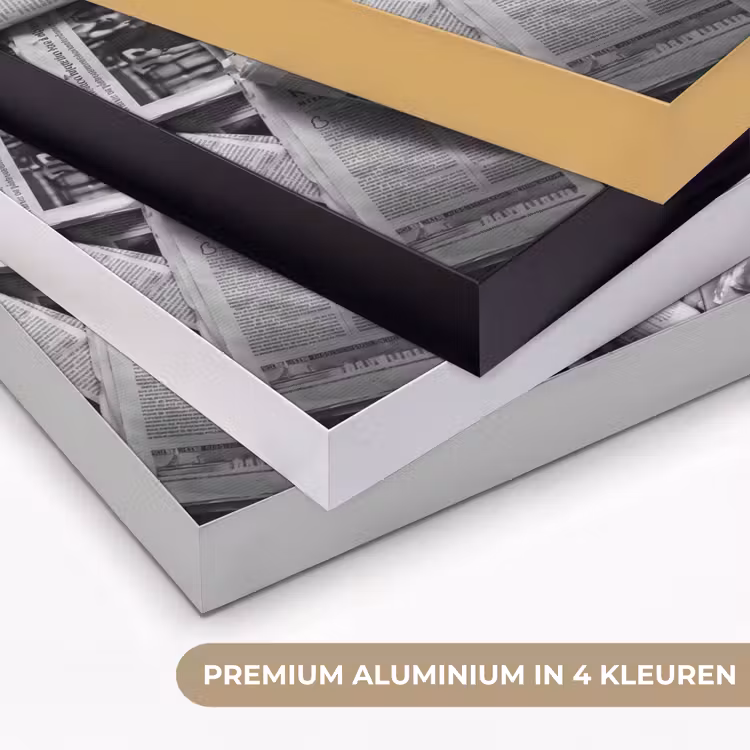 Art Frame - Krant - Stapel - Nieuws - Zwart-wit — 5