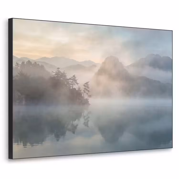 Art Frame - Landschap - Bergen - Mist - Water - Natuur — 1