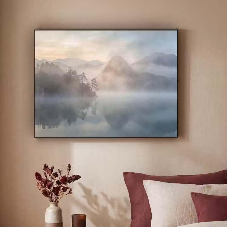 Art Frame - Landschap - Bergen - Mist - Water - Natuur — 2
