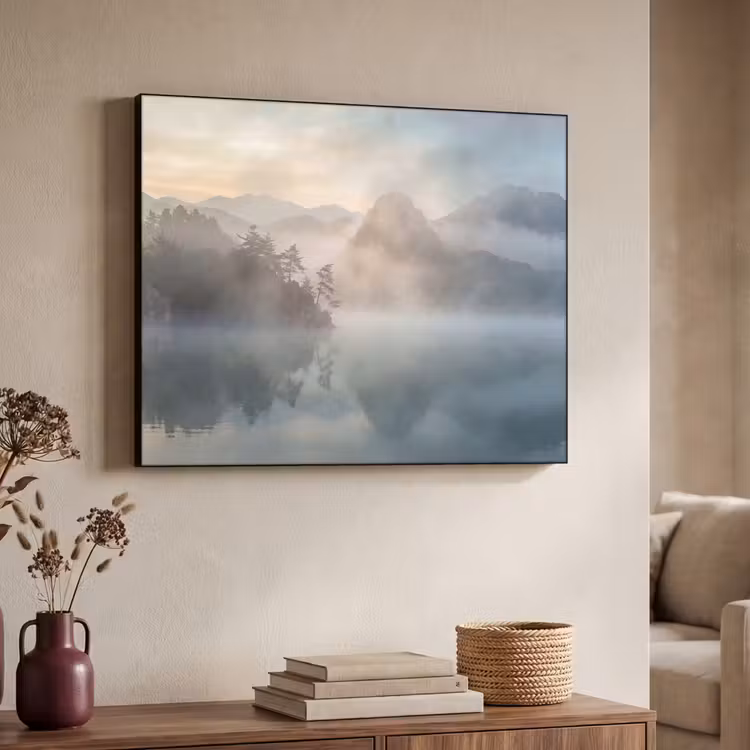 Art Frame - Landschap - Bergen - Mist - Water - Natuur — 4
