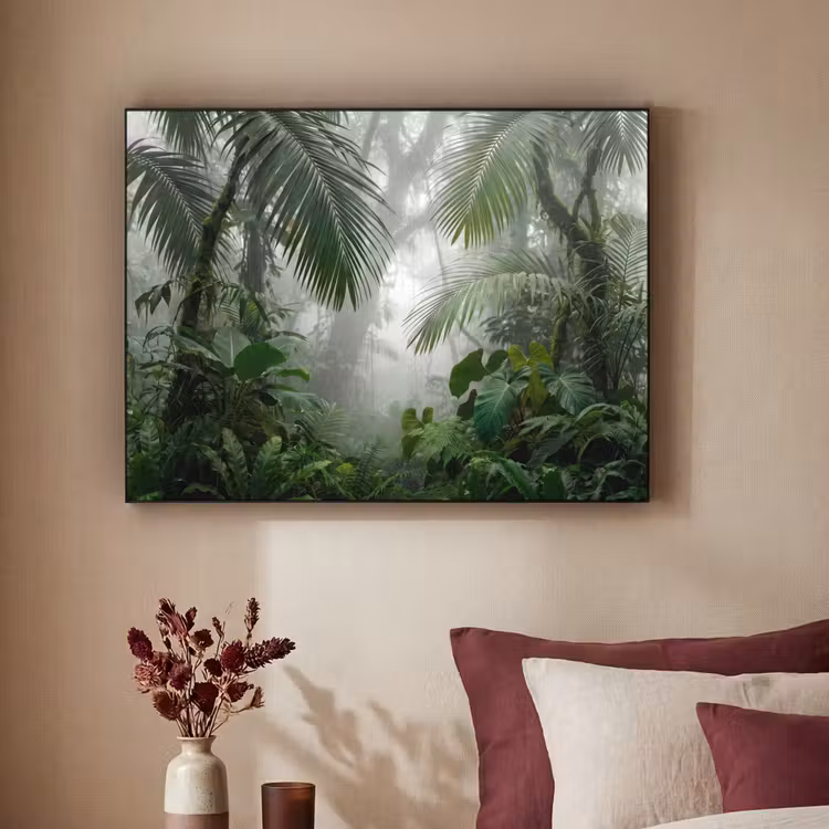 Art Frame - Natuur - Jungle - Mist - Tropisch - Groen — 2