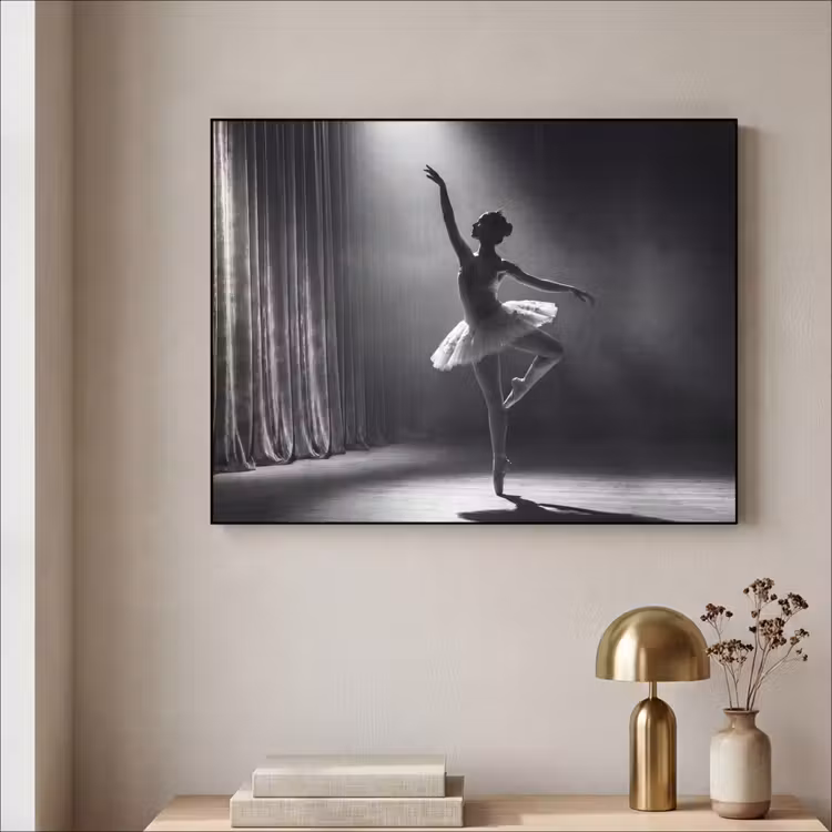Art Frame - Danser - Podium - Zwart-wit - Kunst - Klassiek — 3