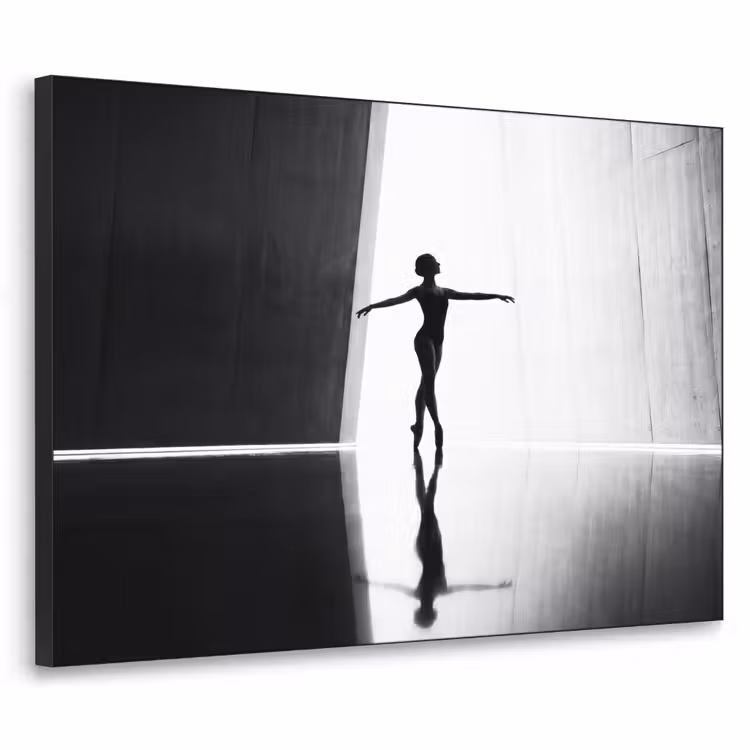 Art Frame - Danser - Silhouette - Kunst - Modern - Zwart-wit — 1