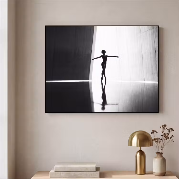 Art Frame - Danser - Silhouette - Kunst - Modern - Zwart-wit — 3