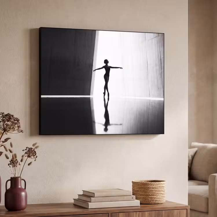Art Frame - Danser - Silhouette - Kunst - Modern - Zwart-wit — 4
