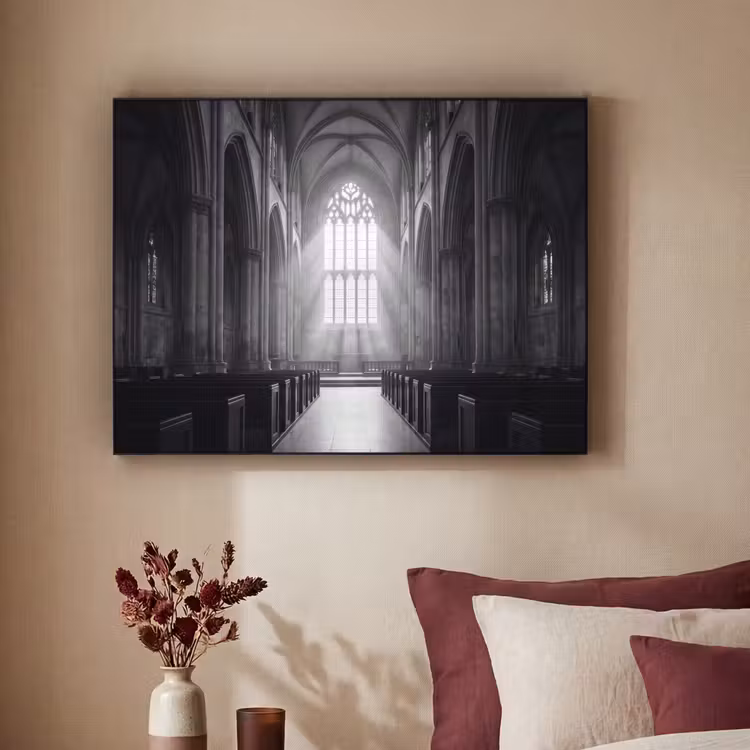 Art Frame - Kerk - Interieur - Lichtstralen - Architectuur - Klassiek — 2