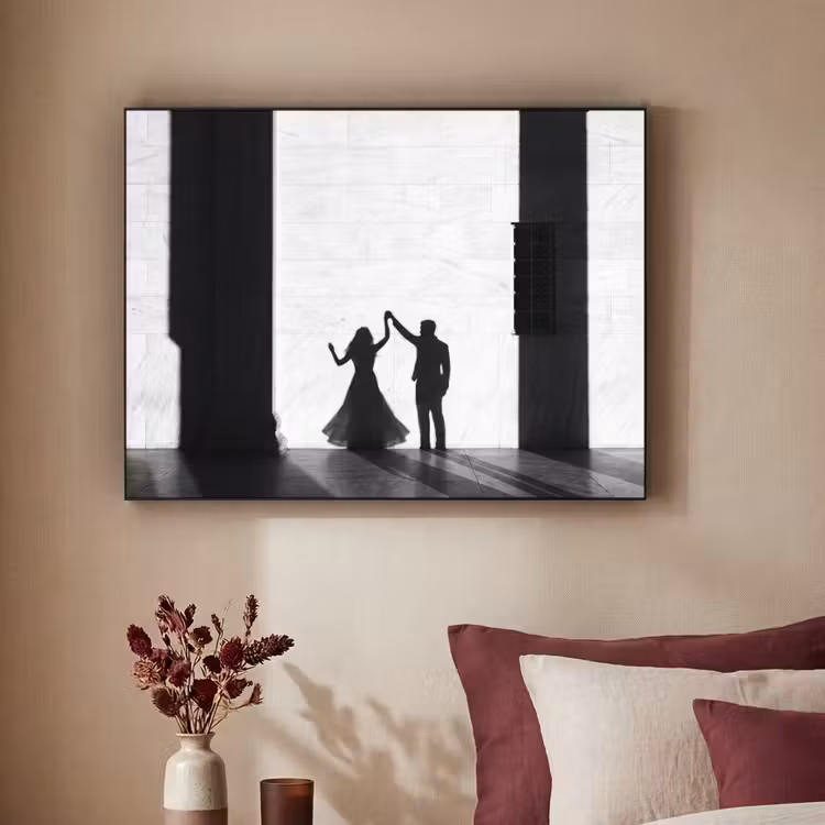 Art Frame - Mensen - Schaduw - Dans - Zwart-wit - Liefde — 2