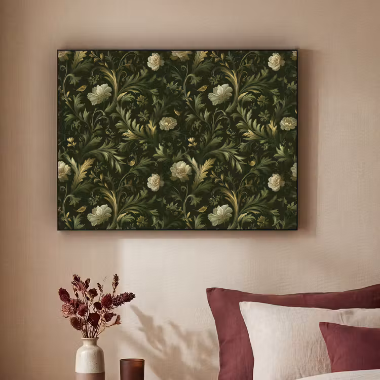 Art Frame - Botanisch - Naadloos - Bloemen — 2