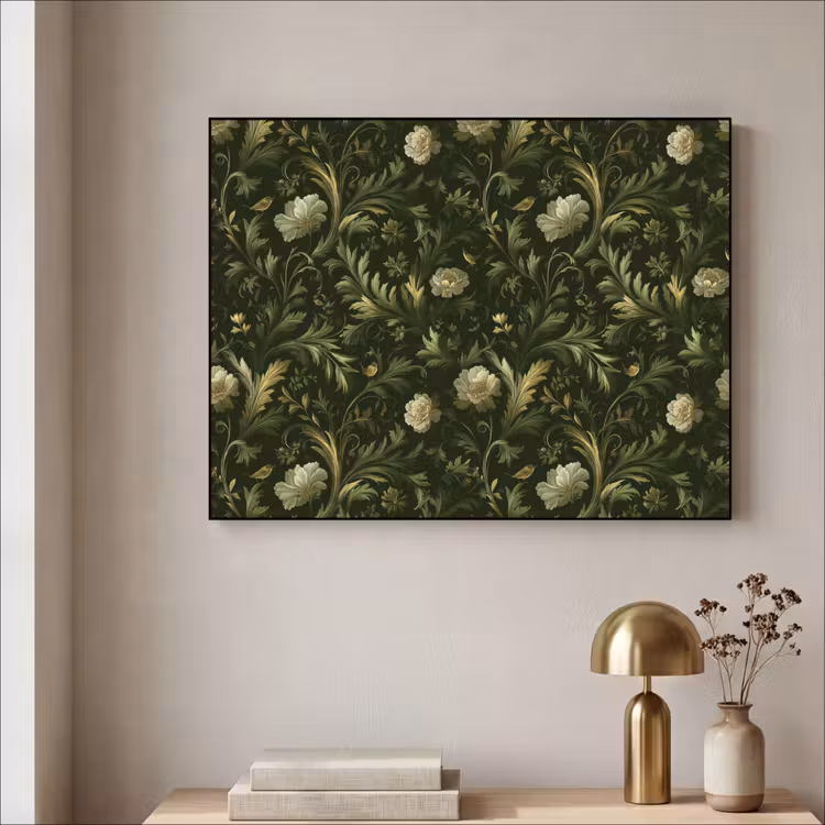 Art Frame - Botanisch - Naadloos - Bloemen — 3
