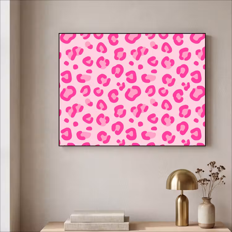 Art Frame - Dierenprint - Patroon - Abstract - Modern - Roze — 3
