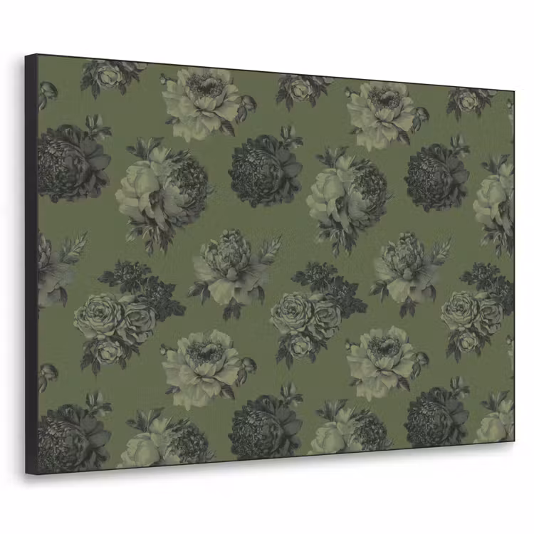 Art Frame - Klassiek - botanisch - Olijfgroen - Bloemen — 1