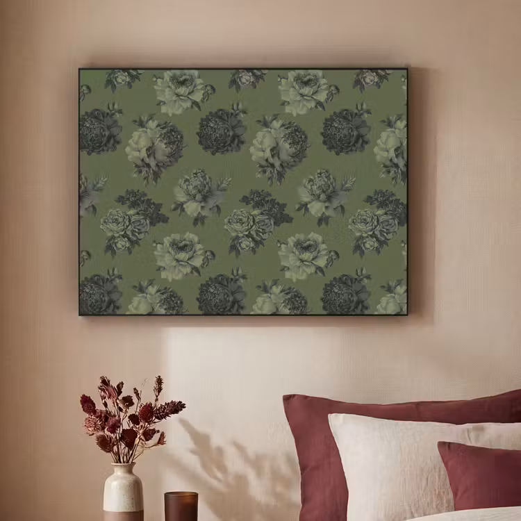 Art Frame - Klassiek - botanisch - Olijfgroen - Bloemen — 2