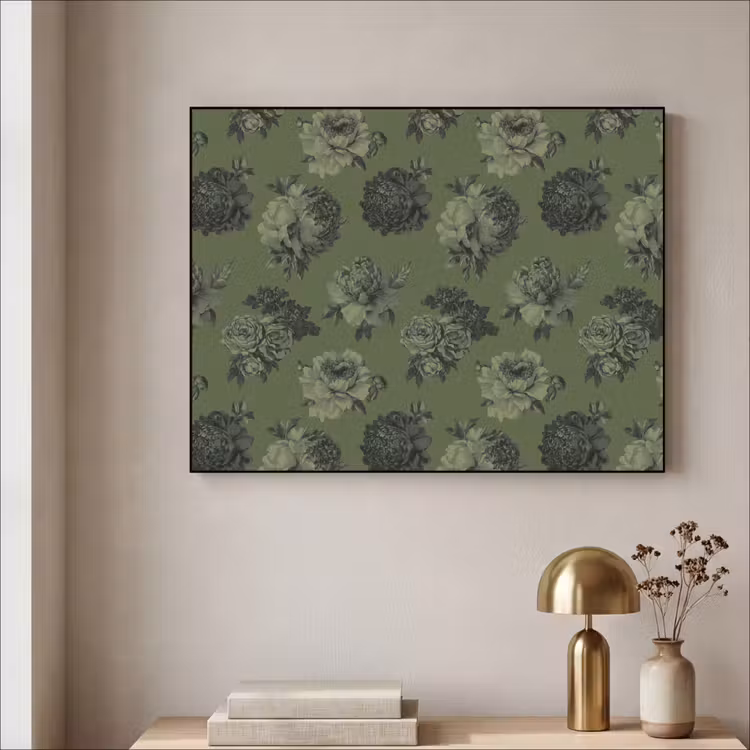 Art Frame - Klassiek - botanisch - Olijfgroen - Bloemen — 3