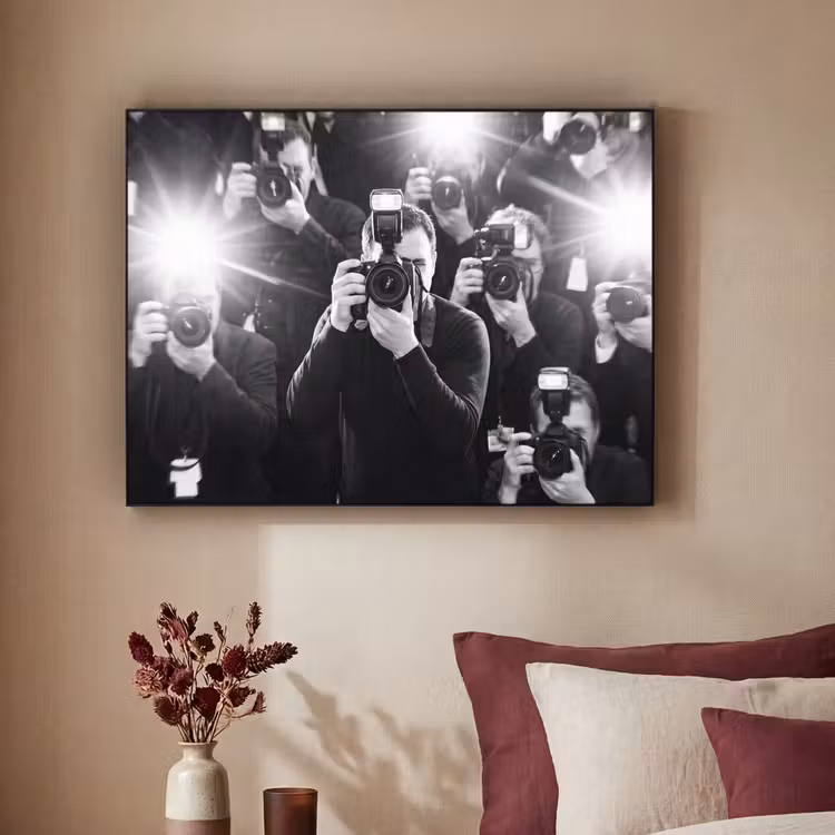 Art Frame - Mensen - Camera - Flitslicht - Zwart-wit - Media — 2