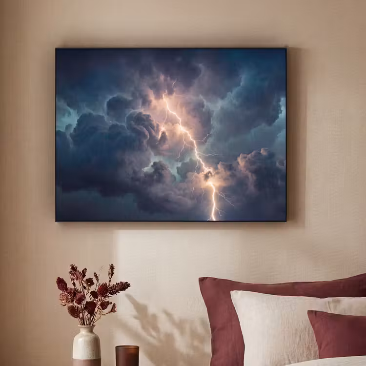 Art Frame - Bliksem - Storm - Natuur - Donker — 2