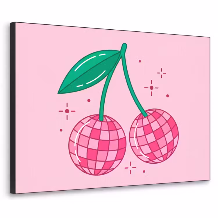 Art Frame - Decoratie - Disco-bal - Feest - Roze — 1