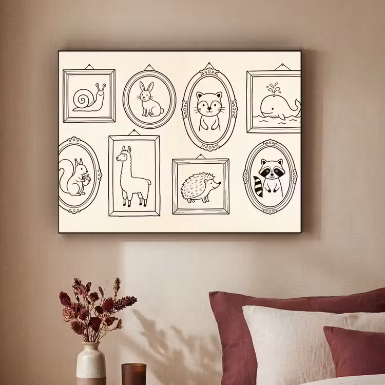 Art Frame - Dieren - Illustratie - Lijsten - Galerij - Speels — 2