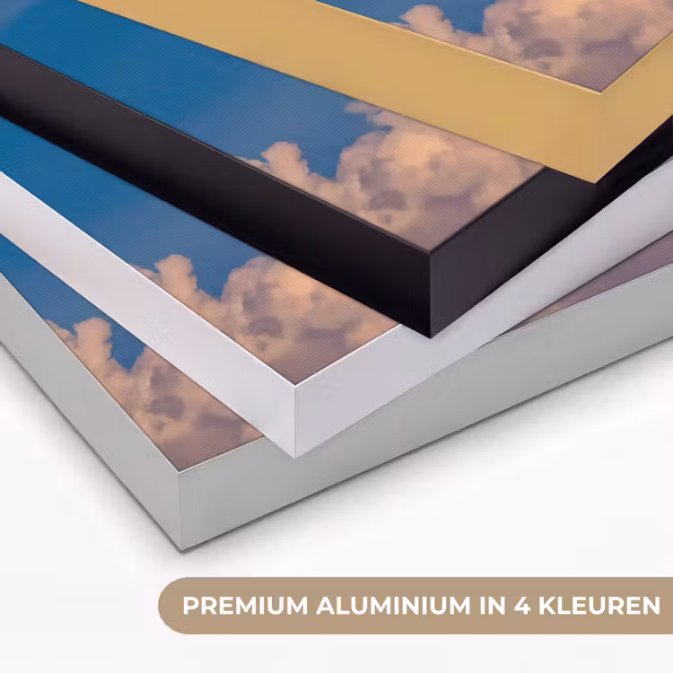 Art Frame - Maan - Wolken - Natuur - Oranje — 5