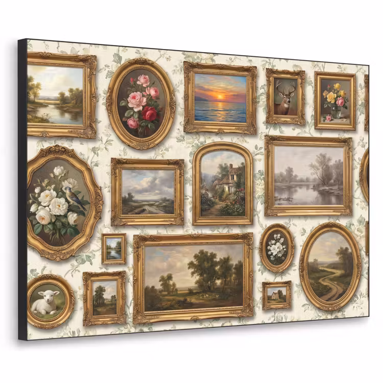 Art Frame - Bloemen - Roze - Stilleven - Klassiek — 1