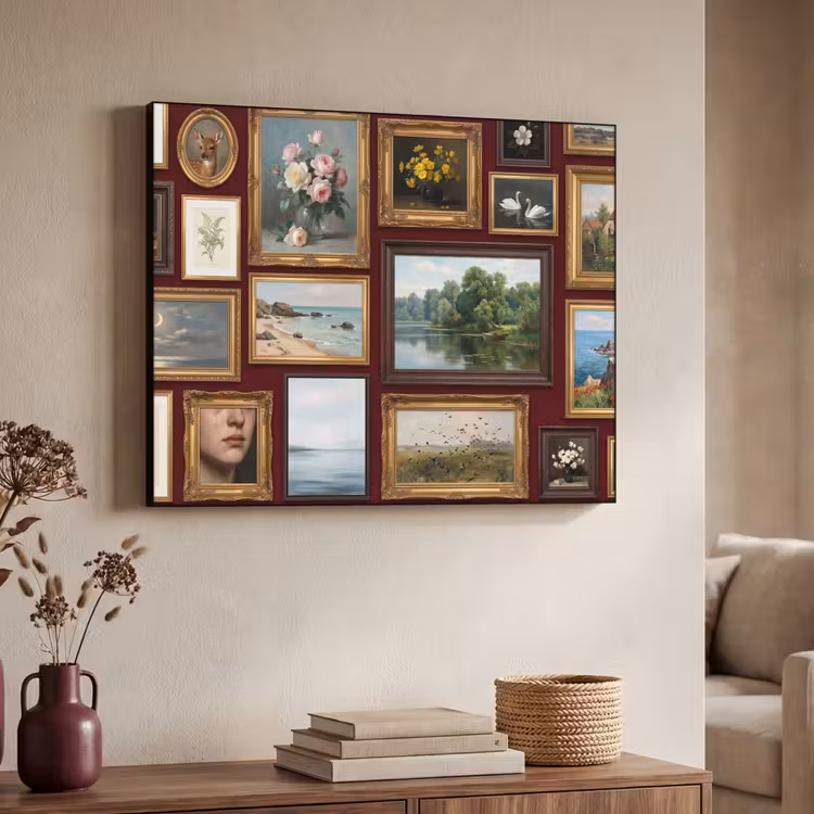 Art Frame - Bloemen - Vaas - Klassiek - Kunst - Rood — 4