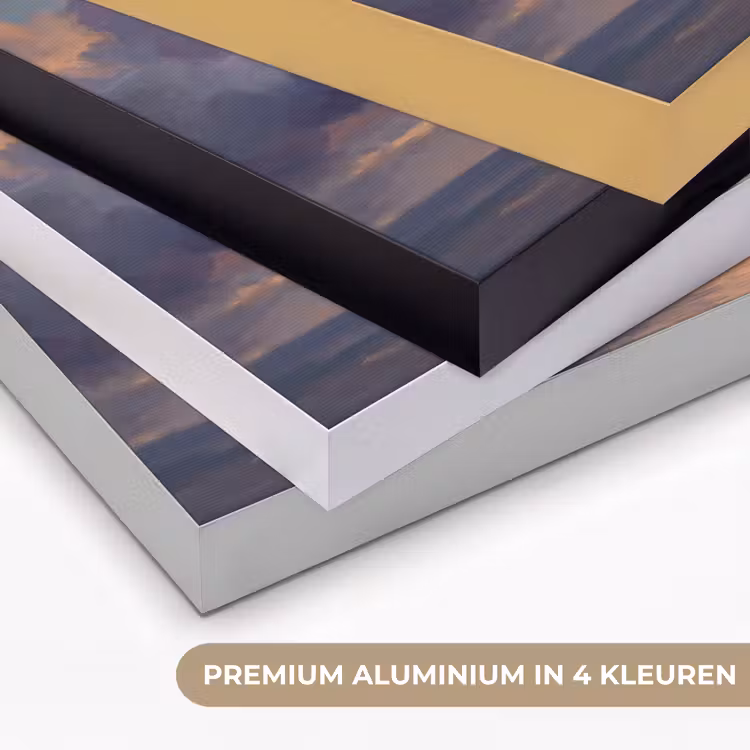 Art Frame - Boot - Zonsondergang - Zee - Natuur - Goud — 5
