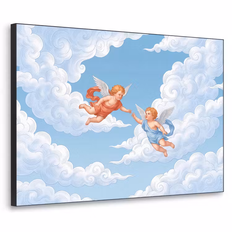 Art Frame - Engel - Vliegend - Klassiek - Blauw — 1