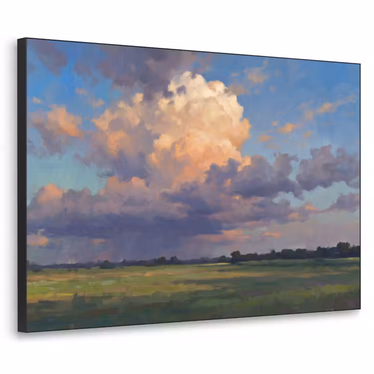 Art Frame - Lucht - Wolken - Landschap - Modern - Oranje — 1
