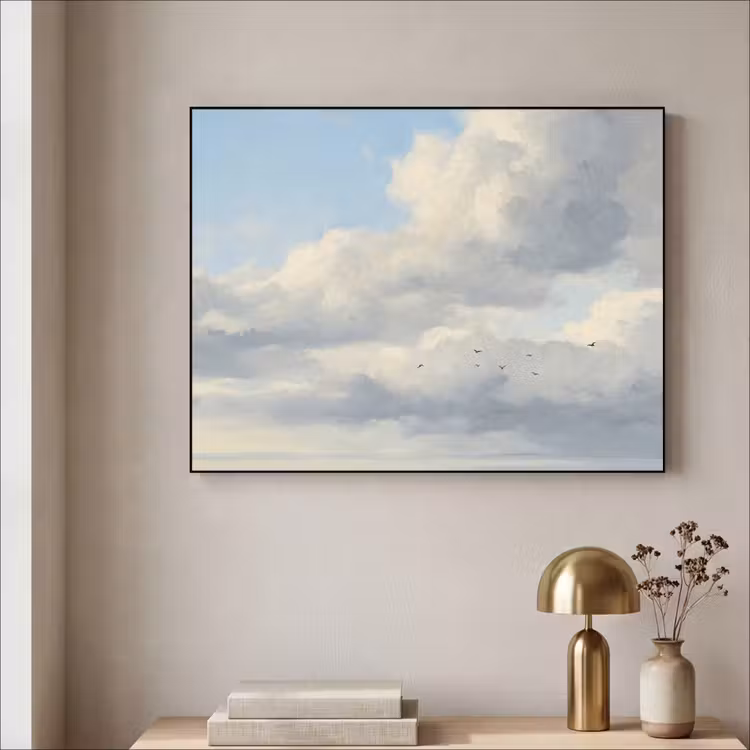 Art Frame - Lucht - Wolken - Natuur - Klassiek - Blauw — 3