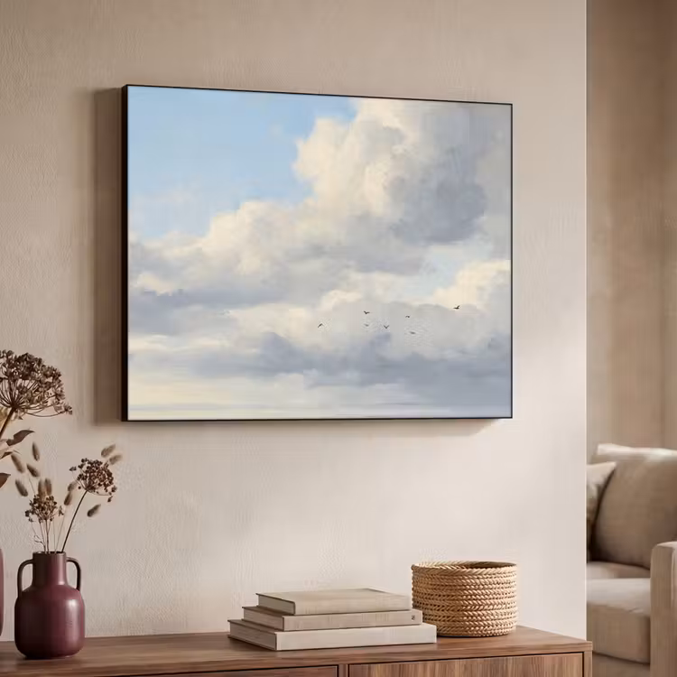 Art Frame - Lucht - Wolken - Natuur - Klassiek - Blauw — 4