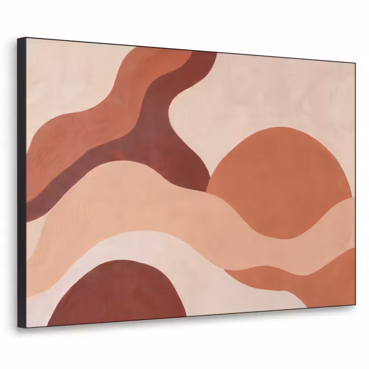 Art Frame - Abstract - Vormen - Organisch - Aardetinten - Modern — 1