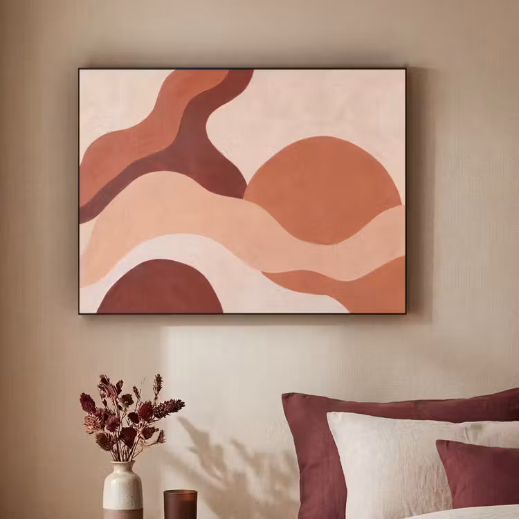 Art Frame - Abstract - Vormen - Organisch - Aardetinten - Modern — 2
