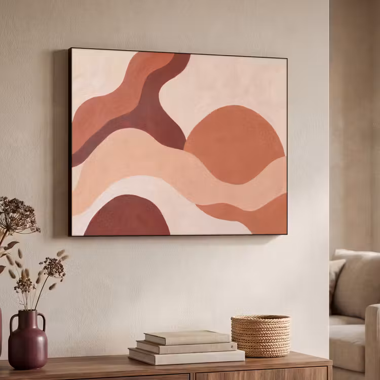 Art Frame - Abstract - Vormen - Organisch - Aardetinten - Modern — 4