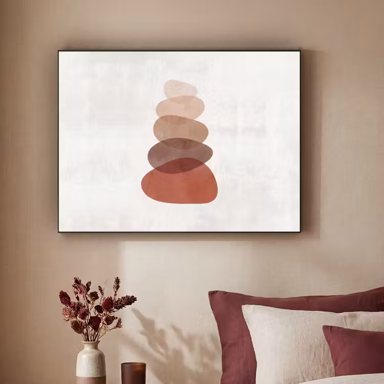 Art Frame - Abstractie - Gestapeld - Balans - Modern - Aardetinten — 2